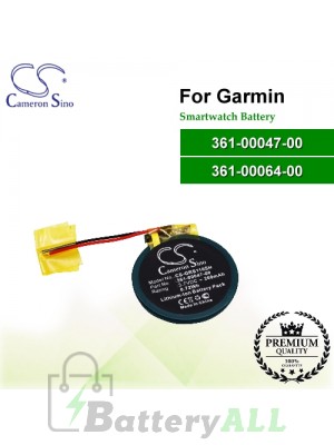 CS-GRS110SH For Garmin Smartwatch Battery Model 361-00047-00 / 361-00064-00