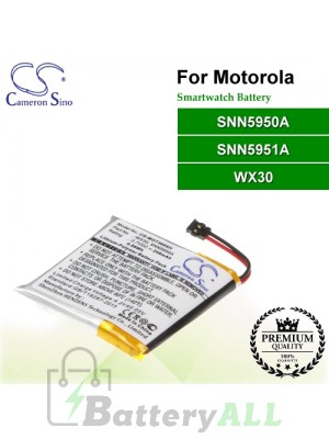 CS-MOT360SH For Motorola Smartwatch Battery Model SNN5950A / SNN5951A / WX30