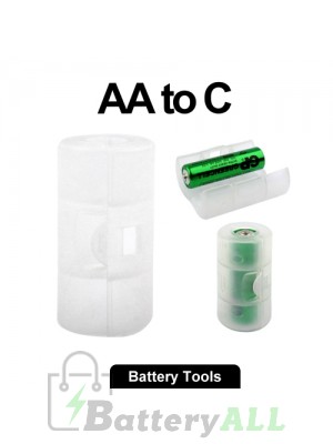 AA to C Size Battery Converter Adaptor Adapter Case S-LIB-0123