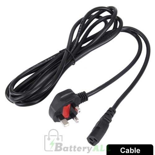 BS-1363/A LP-60L UK Plug to C13 Power Cable with Fuse for PC & Printers & Scanner PC2111
