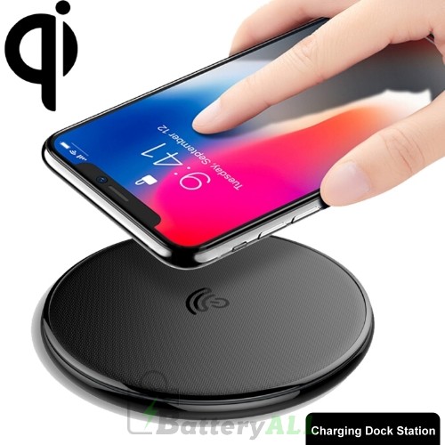 HAMTOD HFC180 10W (Max) Output Genuine Leather Surface Qi Standard Fast Charging Wireless Charger IP8F8804B