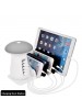 Universal Desktop 5-ports Mushroom-shaped Lamp Intelligent Charger USB Charging Station with LED Indicator IP8P1110