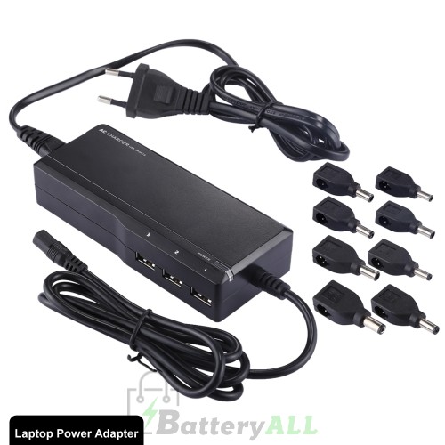 GSA090TD-3BP 90W Universal Laptop Notebook AC / DC Power Adapter with 3 USB Ports & 8 PCS Tip Connectors PC0701