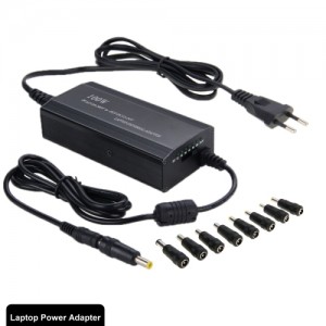 100W Universal Notebook Power Adapter with Car Charger Cable S-LA-1012