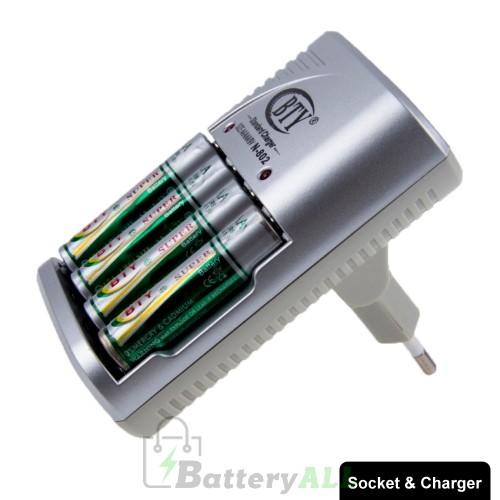 BTY-802B 100V-240V Battery Charger for AA / AAA / 9V / Ni-MH / Ni-Cd Battery S-TC-0214