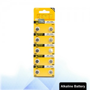 10 PCS AG3 / 392A 1.55V Alkaline Button Battery S-LIB-0304