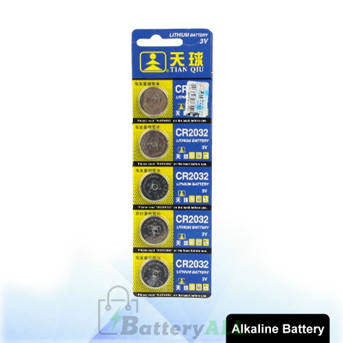 5 PCS CR2032 3V Lithium Button Battery S-LIB-0309