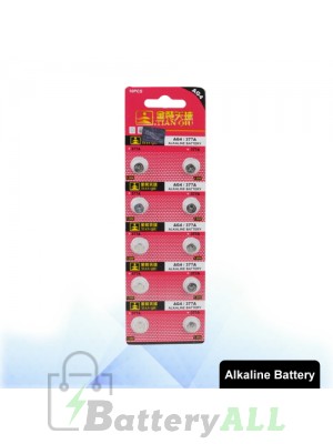 10 PCS AG4 / 377A 1.55V Alkaline Button Battery S-LIB-0310