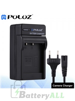 PULUZ Camera Battery Charger with Cable for Casio NP-110 Battery PU2215