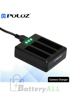 PULUZ 3-channel Battery Charger for GoPro HERO4 - AHDBT-401 PU133