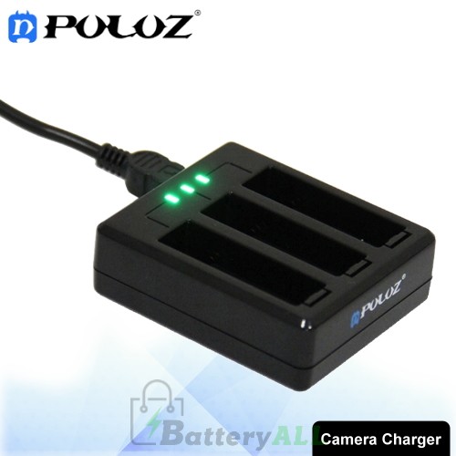 PULUZ 3-channel Battery Charger for GoPro HERO4 - AHDBT-401 PU133