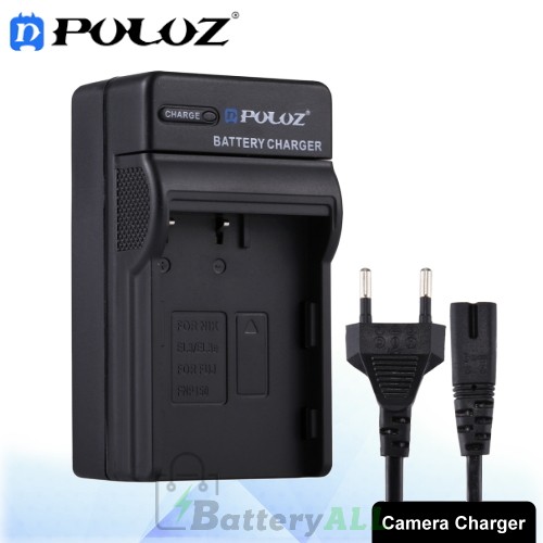 PULUZ EU Plug Battery Charger for Nikon EN-EL3 / EN-EL3e / FUJI FNP150 Battery PU2202