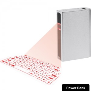 Virtual Laser Projection Bluetooth Keyboard with 5200mAh Power Bank S-KB-0020