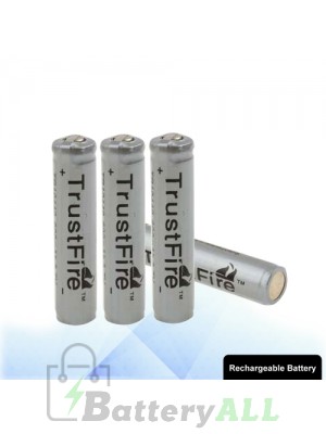 4 PCS TrustFire TR 10440 600mAh Long Lasting Rechargeable Lithium ion Battery with Circuit Protection S-LIB-0226