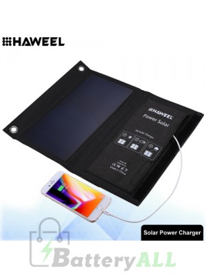 HAWEEL 7W Foldable Solar Panel Charger with USB Port HWL2701