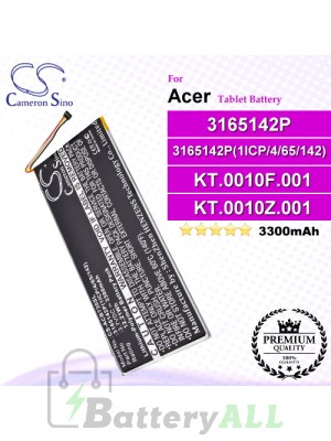 CS-ACB730SL For Acer Tablet Battery Model 3165142P / 3165142P(1ICP/4/65/142) / KT.0010F.001 / KT.0010Z.001 / MLP2964137