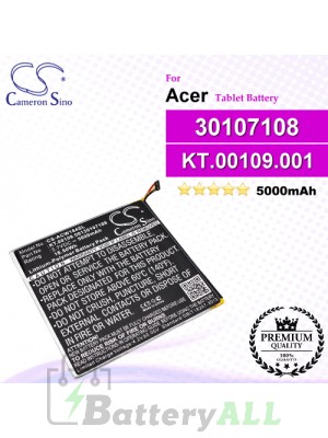 CS-ACW184SL For Acer Tablet Battery Model 30107108 / KT.00109.001