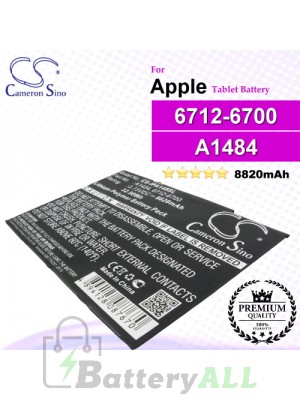 CS-IPA148SL For Apple iPad Tablet Battery Model 6712-6700 / A1484