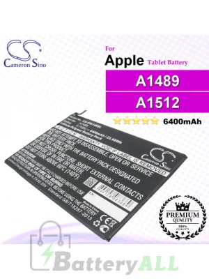 CS-IPA149SL For Apple iPad Tablet Battery Model A1489 / A1512