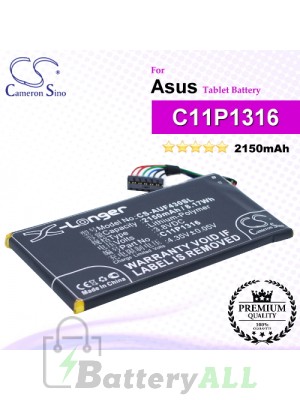 CS-AUF430SL For Asus Tablet Battery Model C11P1316