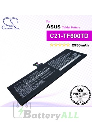 CS-AUF600SL For Asus Tablet Battery Model C21-TF600TD