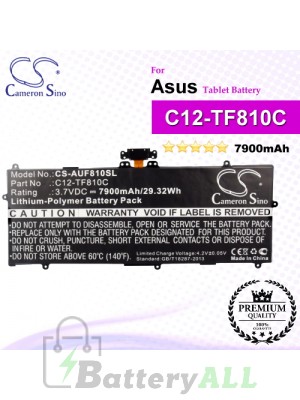 CS-AUF810SL For Asus Tablet Battery Model C12-TF810C