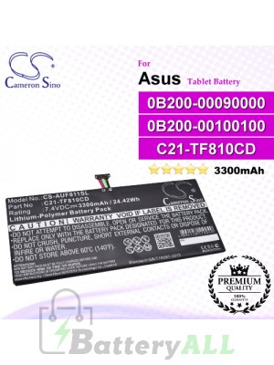 CS-AUF811SL For Asus Tablet Battery Model 0B200-00090000 / 0B200-00100100 / C21-TF810CD