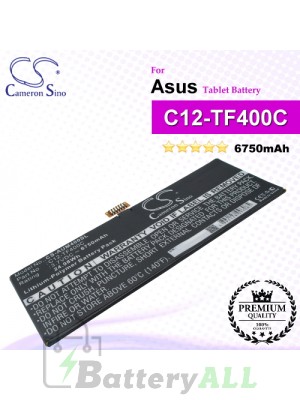 CS-AUM400SL For Asus Tablet Battery Model C12-TF400C