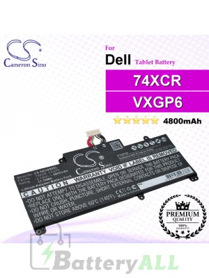 CS-DEV800SL For Dell Tablet Battery Model 74XCR / VXGP6