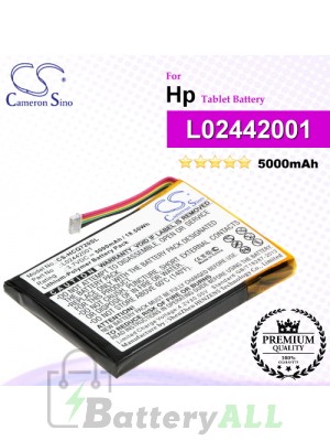 CS-HCQ720SL For HP Tablet Battery Model L02442001