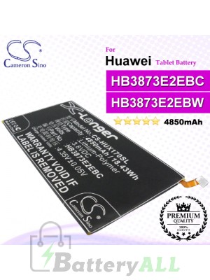 CS-HUX170SL For Huawei Tablet Battery Model HB3873E2EBC / HB3873E2EBW