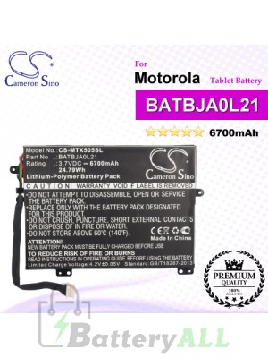 CS-MTX505SL For Motorola Tablet Battery Model BATBJA0L21