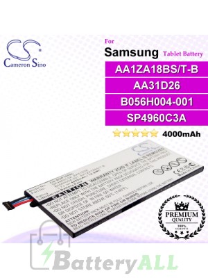 CS-SGP100SL For Samsung Tablet Battery Model AA1ZA18BS/T-B / AA31D26 / B056H004-001 / SP4960C3A