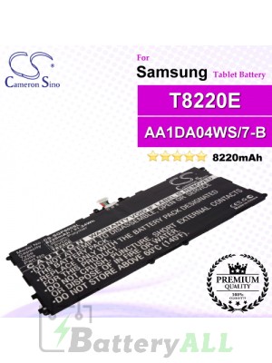 CS-SGP600SL For Samsung Tablet Battery Model AA1DA04WS/7-B / AA1DA2WS/7-B / AAaD828oS/T-B / GH43-03998A / P11G2J-01-S01 / T8220E / T8220K