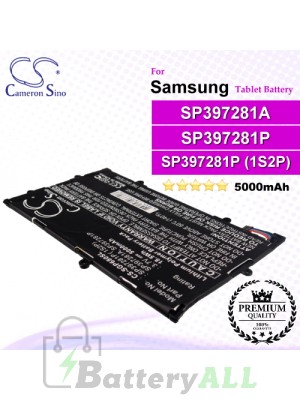 CS-SGP680SL For Samsung Tablet Battery Model SP397281A / SP397281P / SP397281P ( 1S2P)