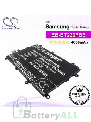 CS-SMT230SL For Samsung Tablet Battery Model AAaD115pS/4-B / SP4073B3H