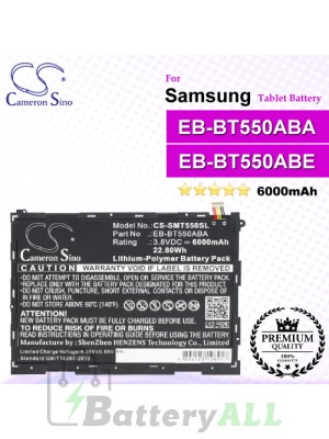 CS-SMT550SL For Samsung Tablet Battery Model EB-BT550ABA / EB-BT550ABE