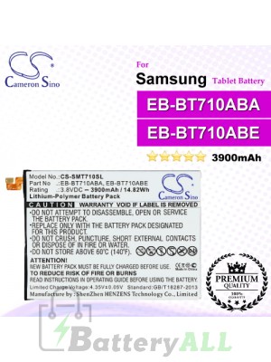 CS-SMT710SL For Samsung Tablet Battery Model EB-BT710ABA / EB-BT710ABE / GH43-04449A