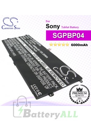 CS-SPT121SL For Sony Tablet Battery Model SGPBP04