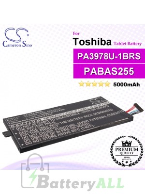 CS-TRA100SL For Toshiba Tablet Battery Model PA3978U-1BRS / PABAS255