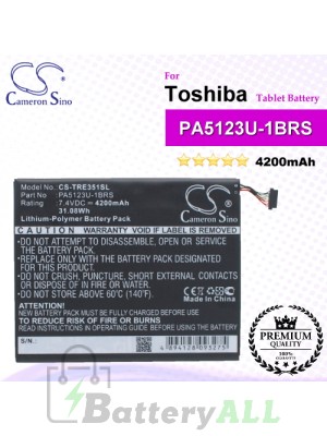 CS-TRE351SL For Toshiba Tablet Battery Model PA5123U-1BRS