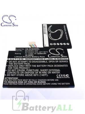 CS Battery for Acer AP11B7H / BT.00303.024 / BT.00307.034 Battery TA-ACW500SL