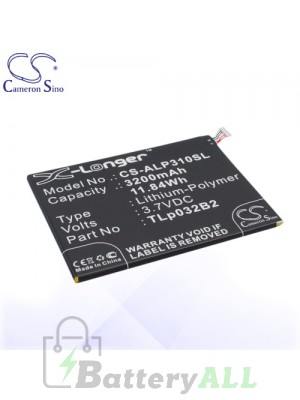 CS Battery for Alcatel One Touch Pixi 3 8.0 3G / 3 8.0 WiFi Battery TA-ALP310SL