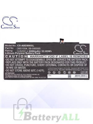 CS Battery for Amazon 58-000059 (2ICP3/97/84) / S12-T3-D Battery TA-ABD890SL