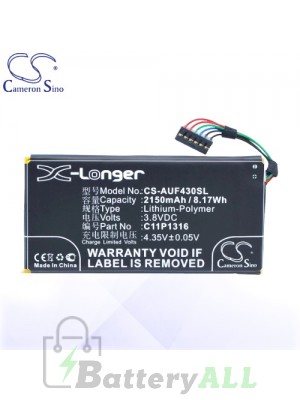 CS Battery for Asus C11P1316 / Asus PadFone mini 4.3 A11 T00C Battery TA-AUF430SL