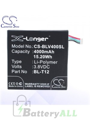 CS Battery for LG BL-T12 / EAC62438201 / LG G Pad 7.0 V400 Battery TA-BLV400SL