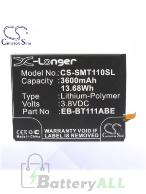 CS Battery for Samsung SM-T110 / SM-T111 / SM-T111M / SM-T113 Battery TA-SMT110SL