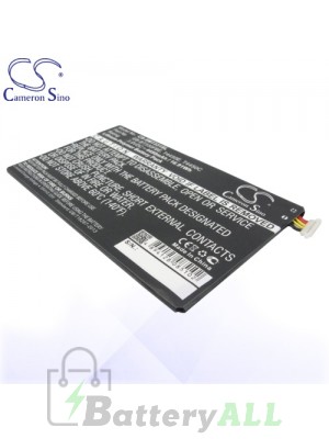 CS Battery for Samsung Galaxy Tab 4 8.0 LTE / Samsung Millet Battery TA-SMT331SL