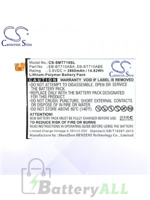 CS Battery for Samsung SM-T715C / Galaxy Tab S2 Plus 8.0 Battery TA-SMT710SL
